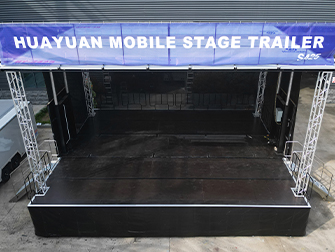 high wind resistance stage trailer for live shows
